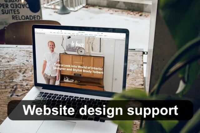 Website design support